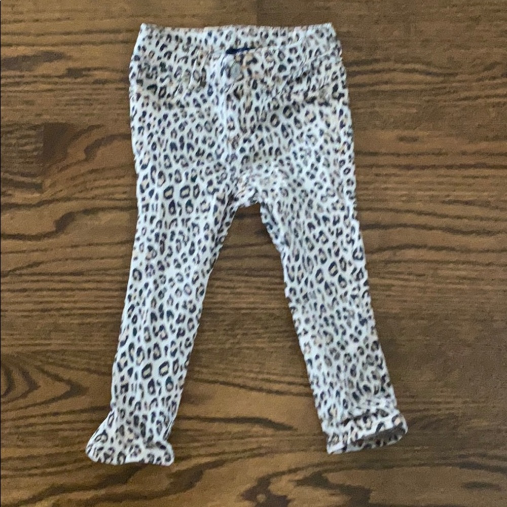 Leopard jeans gap 2T